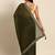 brown embroidered embellished sequinned pure chiffon saree