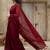 maroon floral woven design zari pure cotton saree