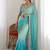 multicolor ombre zari tissue heavy work saree