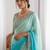 multicolor ombre zari tissue heavy work saree