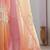 multicolor embellished embroidered poly chiffon saree