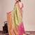 Green ethnic motifs woven design sequinned kanjeevaram saree