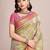 Green ethnic motifs woven design sequinned kanjeevaram saree