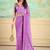 lavender printed sequinned embellished saree