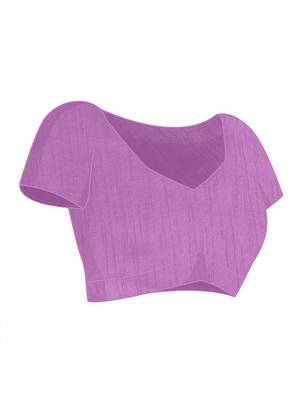 lavender printed sequinned embellished saree 4