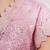 Pink pink embellished sequinned pure georgette saree