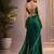 green pure chiffon saree with blouse piece