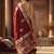 Maroon woven design zari silk blend designer banarasi saree