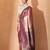 Pink floral woven design kanjeevaram saree with unstitched blouse piece