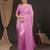 Pink woven design zari silk blend kanjeevaram saree