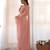 Pink pink embellished pure georgette saree