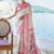 White ethnic motifs woven design zari kanjeevaram saree