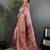 pink ethnic motifs zari silk blend paithani saree