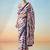 multicolor ready to wear floral satin block print saree