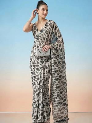 off_white ready to wear ethnic motifs satin block print saree 2