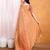 Peach woven design banarasi saree