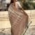 white woven design zari pashmina saree