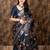 navy_blue floral zari designer saree