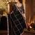 Black women embellished sequinned net saree