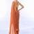 Gold organza saree