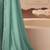 turquoise sequinned pure chiffon saree