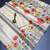 Cream floral printed tissue jamdani saree