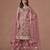 Mauve Pink Embroidered Designer Sharara Suit