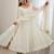Alluring White Mirror Laced Chanderi Festive Wear Anarkali Suit