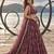 WINE NET THREAD WITH ZARI AND SEQUIN WORK FESTIVE LEHENGA CHOLI
