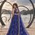 LAVENDER NET THREAD WITH ZARI AND SEQUIN WORK FESTIVE LEHENGA CHOLI
