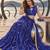 LAVENDER NET THREAD WITH ZARI AND SEQUIN WORK FESTIVE LEHENGA CHOLI