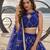 LAVENDER NET THREAD WITH ZARI AND SEQUIN WORK FESTIVE LEHENGA CHOLI