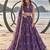 PURPLE NET THREAD WITH ZARI AND SEQUINCE WORK FESTIVE LEHENGA CHOLI SET FOR WOMEN'S