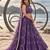 PURPLE NET THREAD WITH ZARI AND SEQUINCE WORK FESTIVE LEHENGA CHOLI SET FOR WOMEN'S