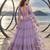 LAVENDER NET THREAD WITH ZARI AND SEQUINCE WORK FESTIVE LEHENGA CHOLI SET FOR WOMEN'S