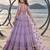 LAVENDER NET THREAD WITH ZARI AND SEQUINCE WORK FESTIVE LEHENGA CHOLI SET FOR WOMEN'S