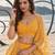 YELLOW NET THREAD WITH ZARI AND SEQUINCE WORK FESTIVE LEHENGA CHOLI SET FOR WOMEN'S