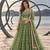 PISTA GREEN NET THREAD WITH ZARI AND SEQUIN WORK FESTIVE LEHENGA CHOLI