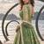 PISTA GREEN NET THREAD WITH ZARI AND SEQUIN WORK FESTIVE LEHENGA CHOLI