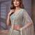 Notable Sky Blue Floral Embroidery Net Wedding Wear Lehenga With Blouse