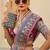 Pink Print Stones & Sequins Na Semi Stitched Lehenga Set