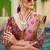 Wine Print Stones & Sequins Na Semi Stitched Lehenga Set