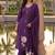 Purple pure cotton kurti pent dupatta