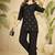 Black heavy rayon co-ords set
