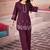 Wine heavy rayon co-ords set