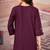 Wine heavy rayon co-ords set