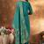 Rama green marina silk kurti pant dupatta set