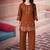 Coffee heavy rayon co-ords set