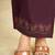 Wine heavy rayon co-ords set