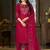 Pink marina silk kurti pent dupatta